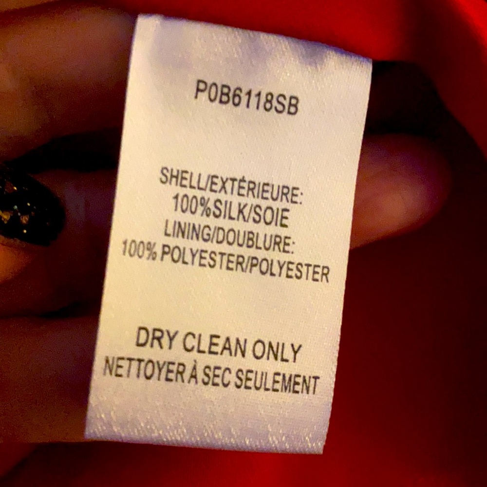 PARKER dress Red in size 10 NWT - Picture 7 of 8